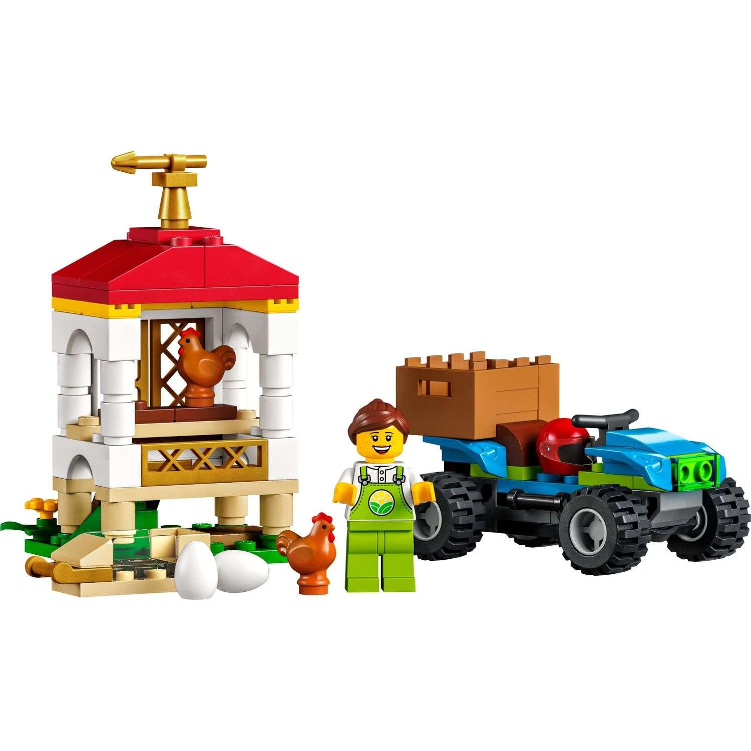 Конструктор LEGO City Chicken Henhouse 60344 - фото 2