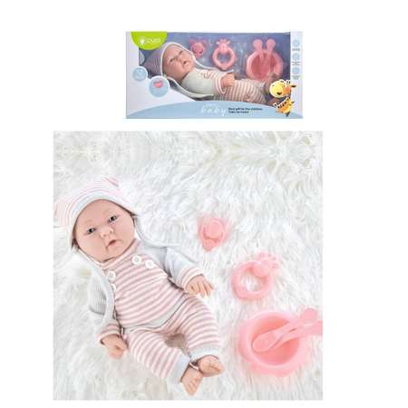 Кукла-пупс Junfa Pure Baby в вязаных вещичках 30 см