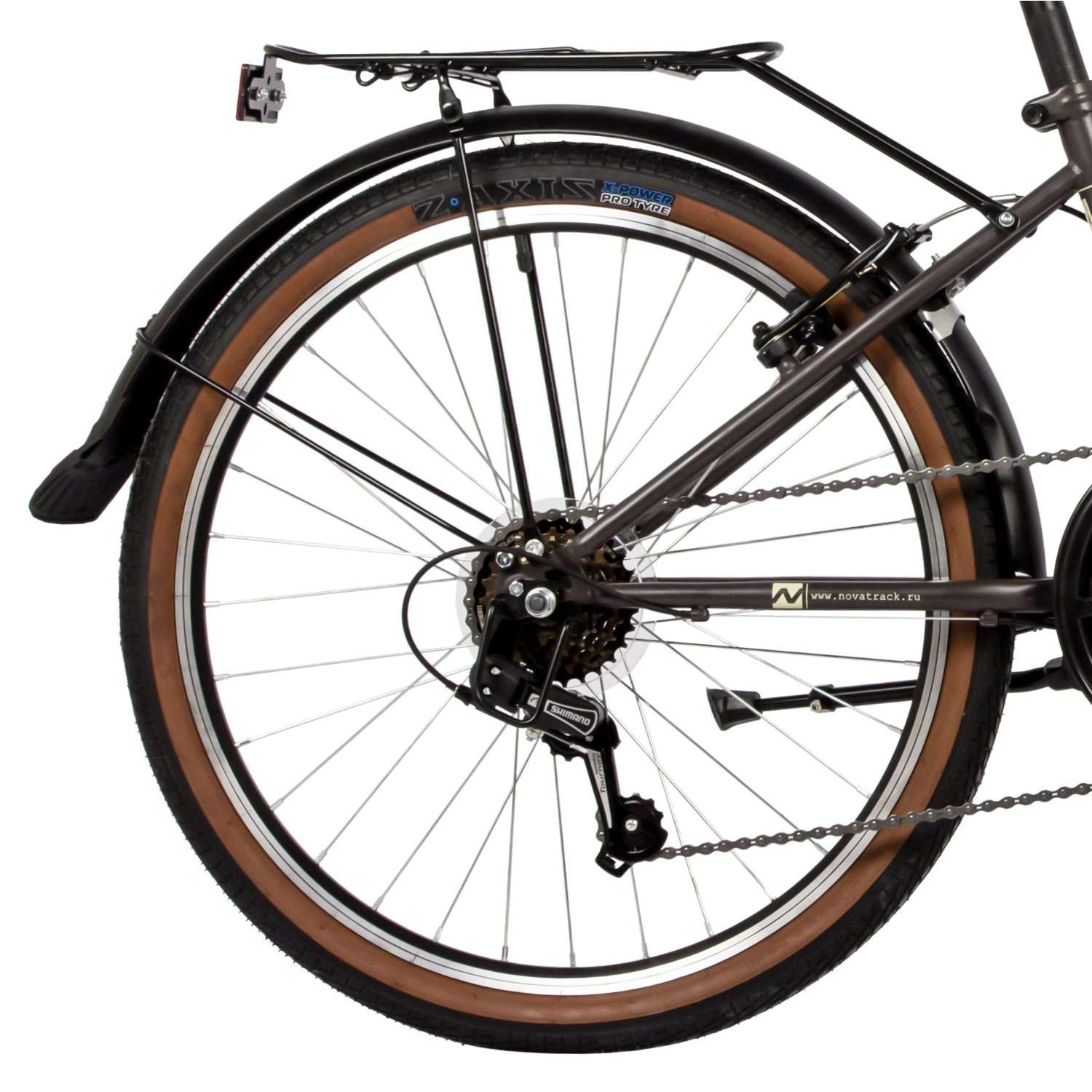Велосипед складной 24коричнев NOVATRACK AURORA - фото 5