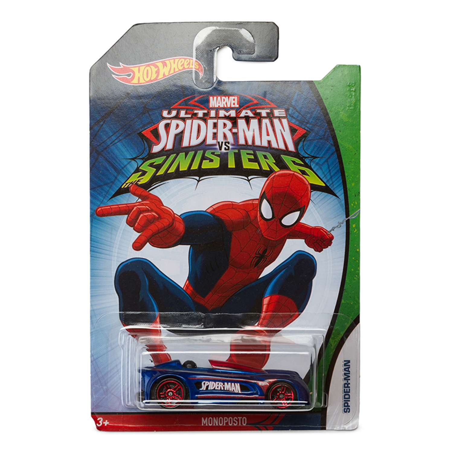 Машина Hot Wheels из серии Человек-паук в ассортименте CMJ79/CMJ80 - фото 3
