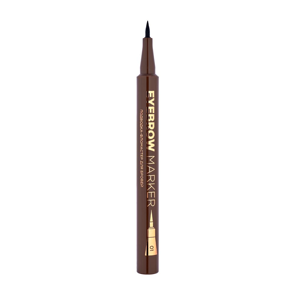 Подводка-фломастер для бровей EVA MOSAIC Eyebrow Marker 1 мл 01 - фото 1