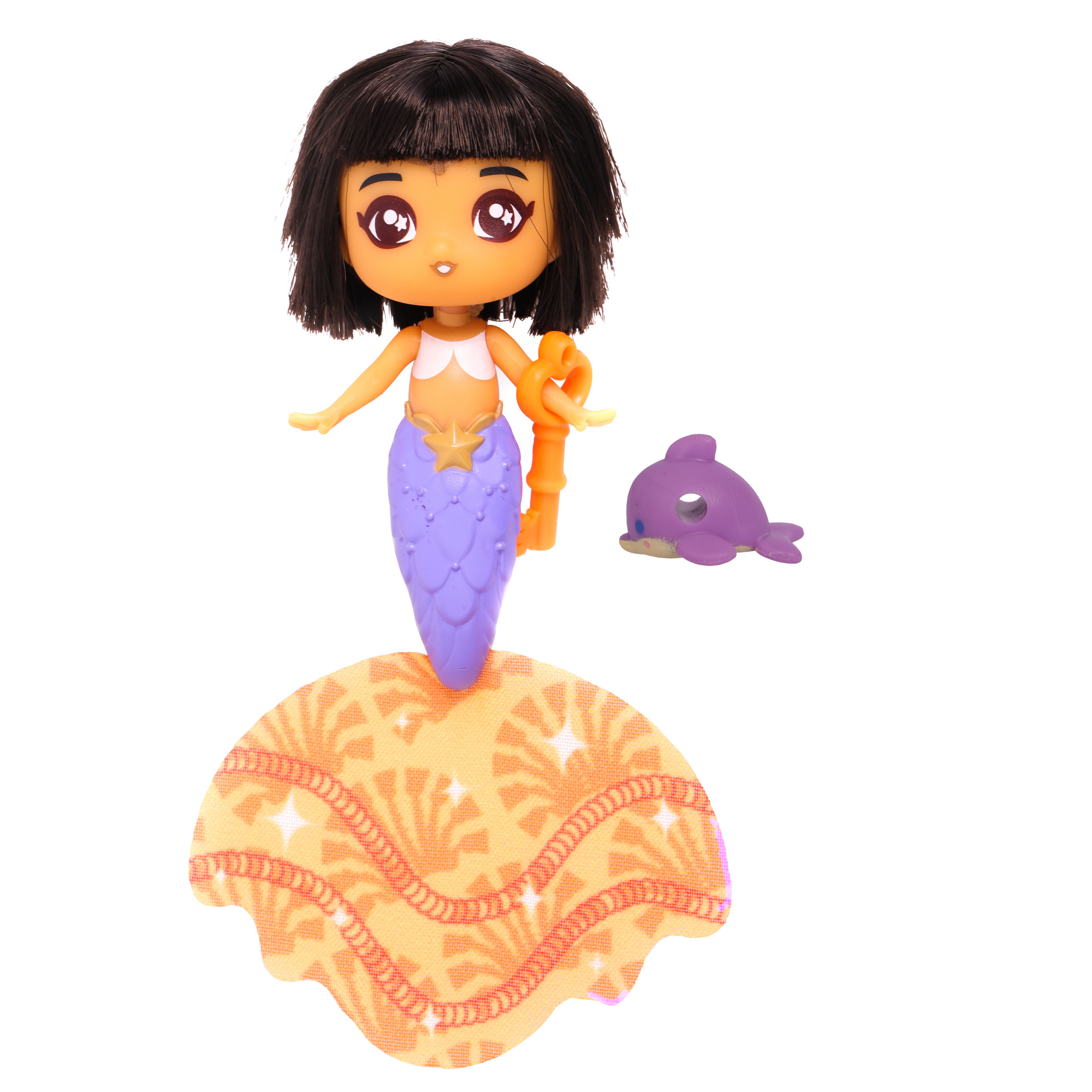 Кукла-сюрприз SEASTERS СиСтерс Принцесса русалка Лейла набор с аксессуарами и питомцем EAT15700 - фото 4