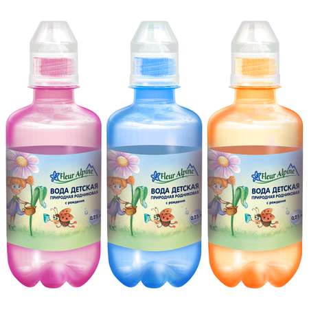 Вода Fleur Alpine детская питьевая 0.25л с 0месяцев в ассортименте