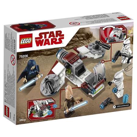 Конструктор LEGO Star Wars Боевой набор джедаев и клонов-пехотинцев (75206)