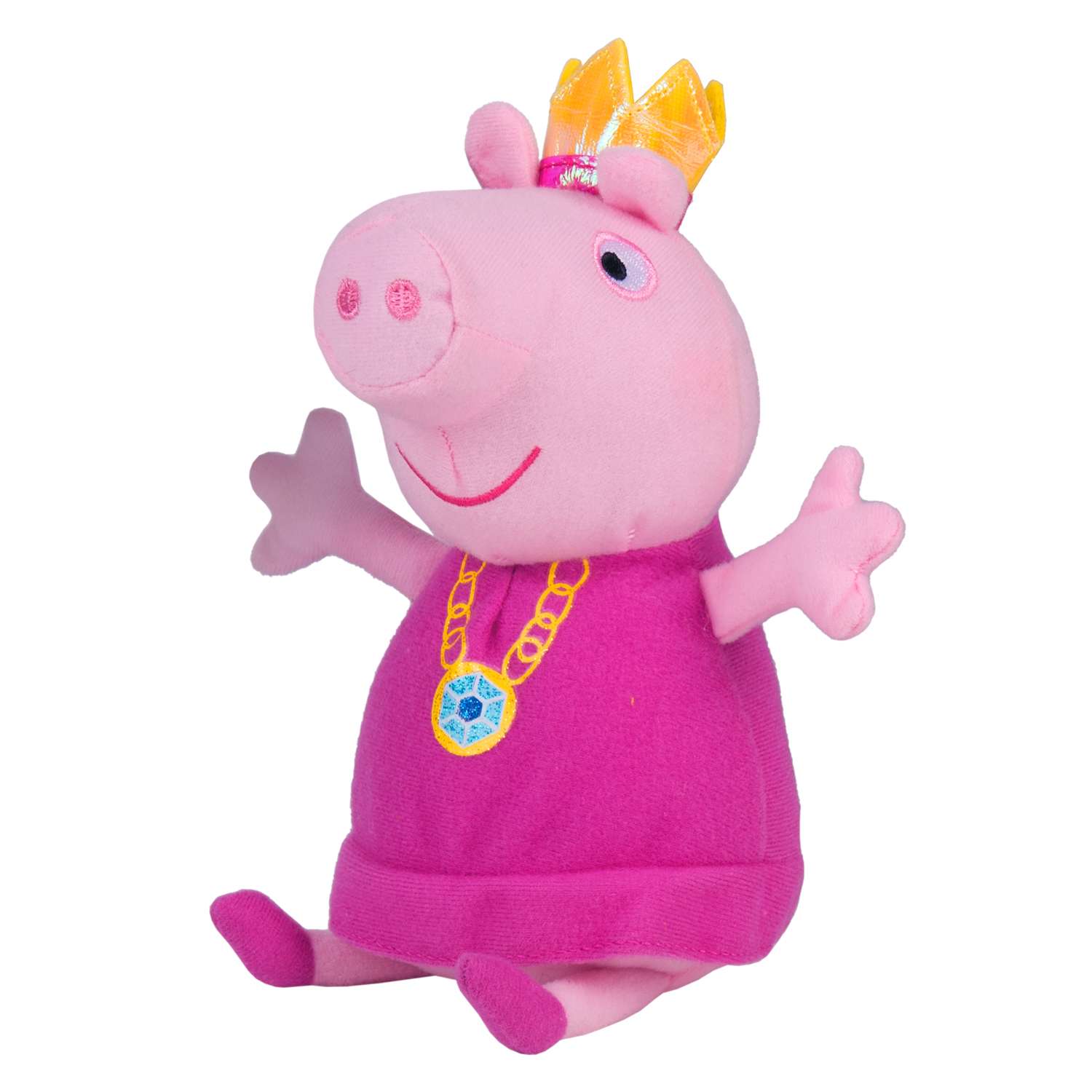 Игрушка мягкая Свинка Пеппа Pig Пеппа принцесса 31151 - фото 6