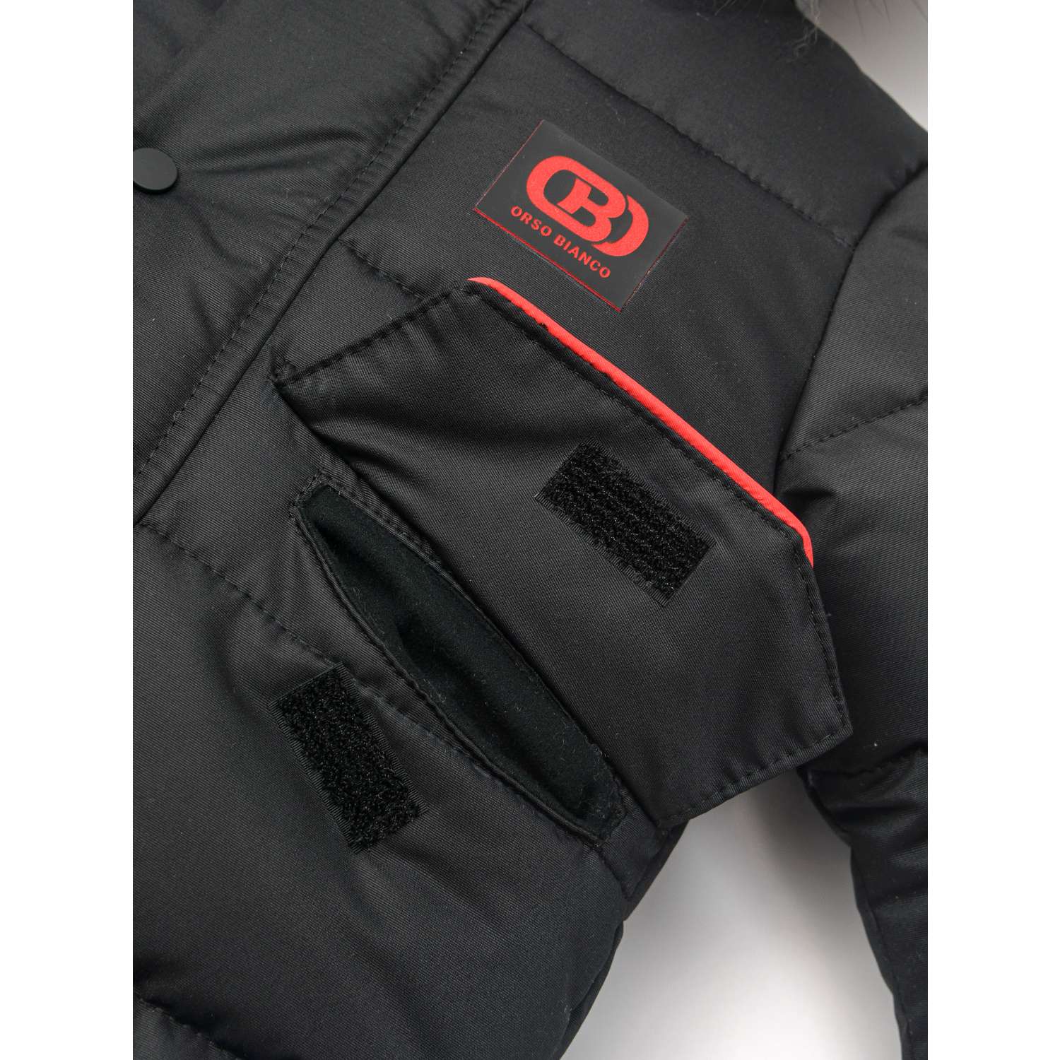 Куртка и полукомбинезон Orso Bianco OB81044-12_черный/черный - фото 10