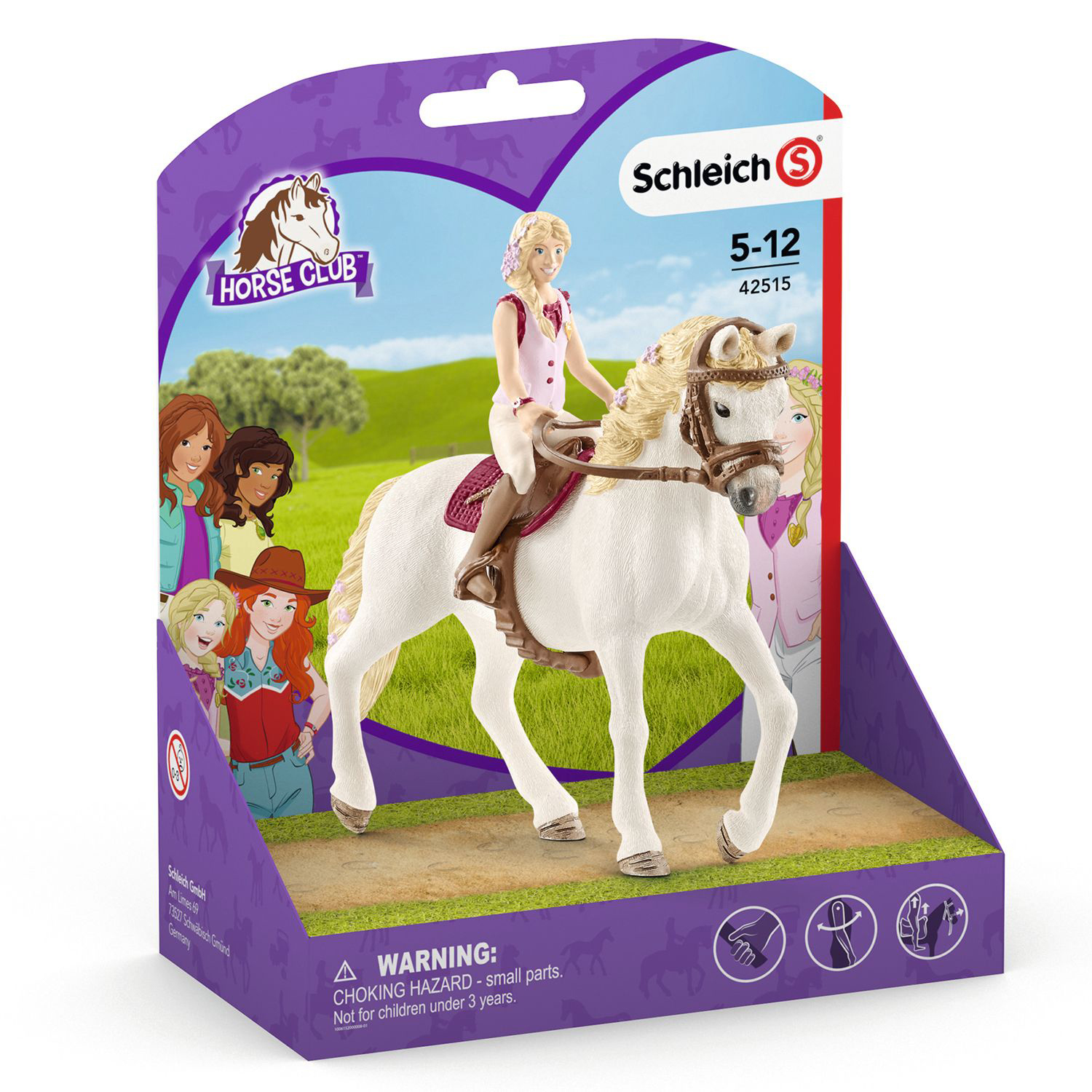 Набор SCHLEICH Наездница София 4предмета 42515 купить по цене 2409 ₽ в  интернет-магазине Детский мир