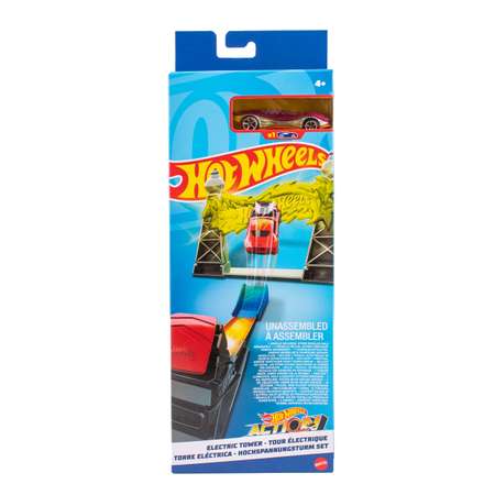 Игровой набор Mattel Огненный прыжок Hot Wheels Электробашня