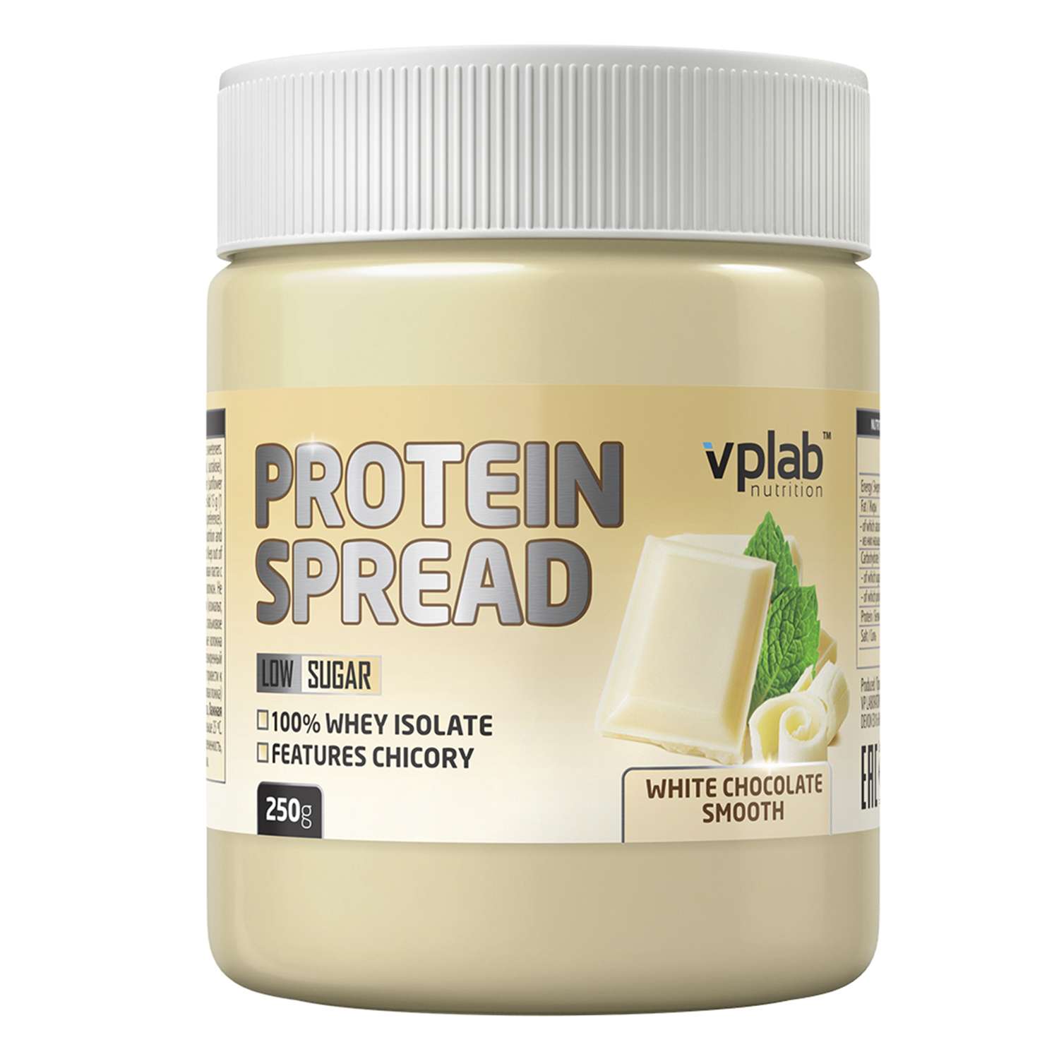 Продукт диетический VPLAB Protein Spread Шоколад белый 250г - фото 1