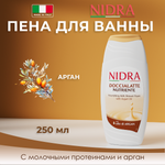 Пена-молочко для душа Nidra с аргановым маслом питательная 250мл