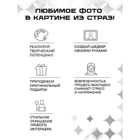 Алмазная мозаика по фото Mozateka из любой фотографии