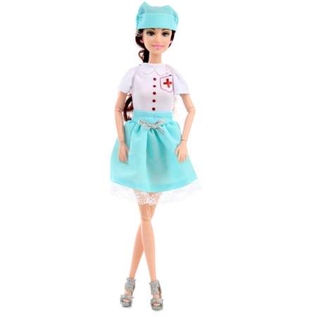 Кукла модель Барби шарнирная Veld Co врач с младенцем
