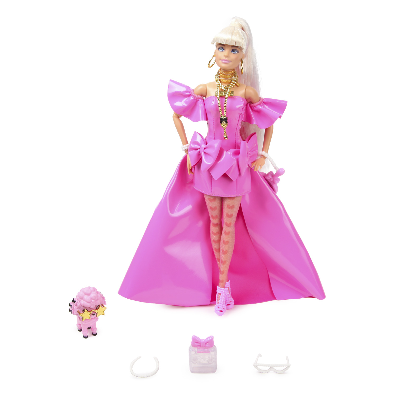 Кукла Barbie Экстра в розовом платье 57138441 купить по цене 5999 ₽ в  интернет-магазине Детский мир