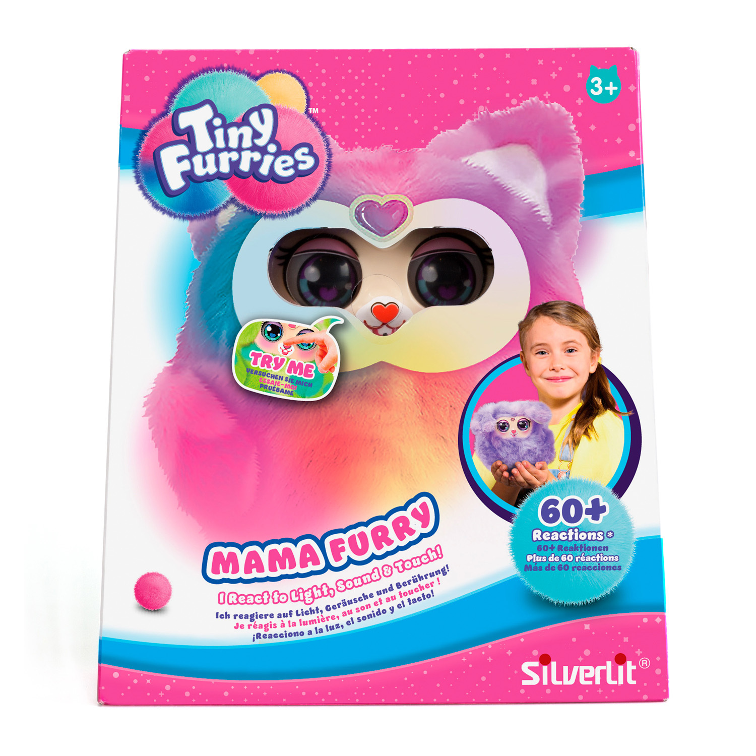 Игрушка Tiny Furries Tiny Furry Mama Lilac интерактивная 83683_4 купить по  цене 499 ₽ в интернет-магазине Детский мир