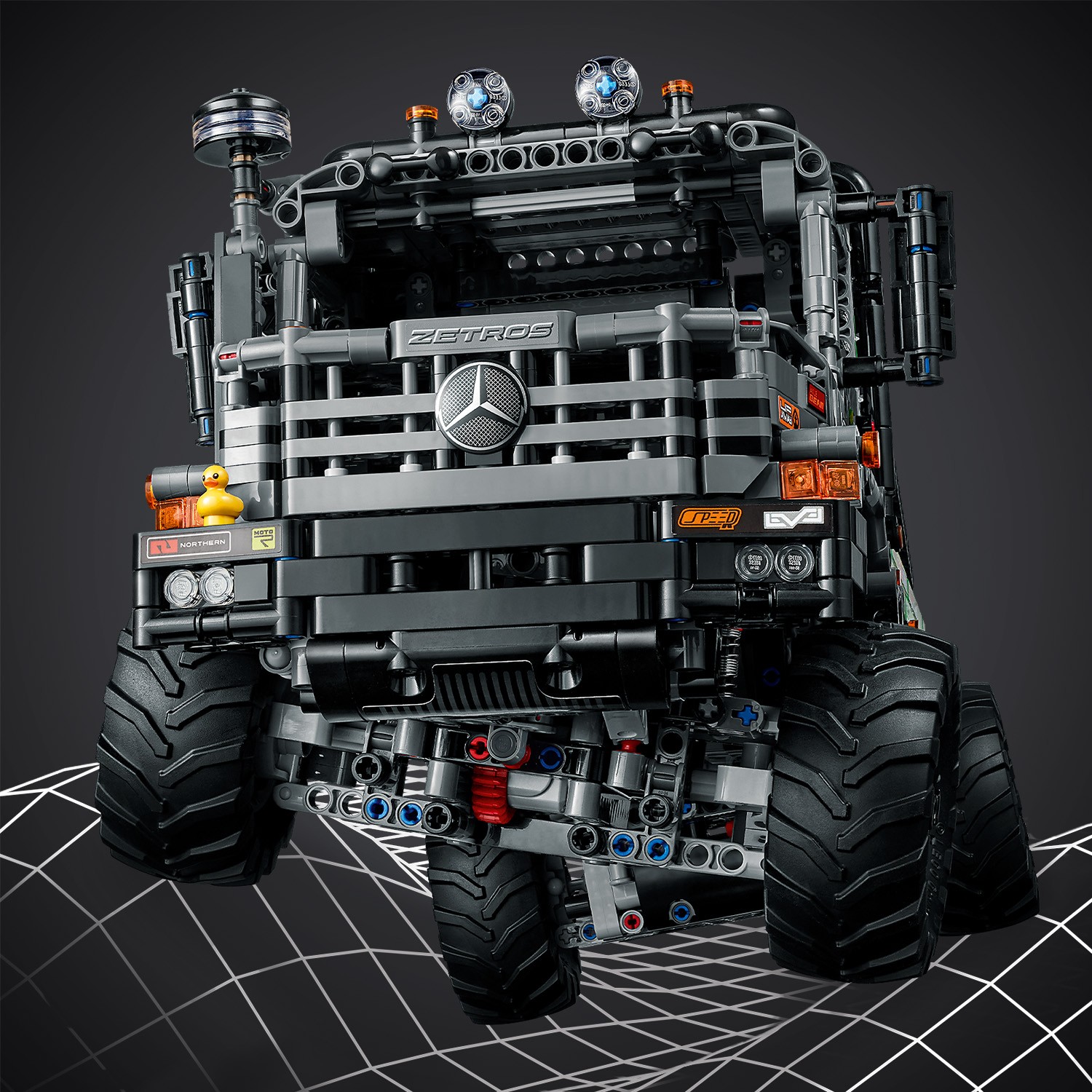 Конструктор LEGO Technic Полноприводный грузовик-внедорожник Mercedes-Benz Zetros 42129 - фото 9