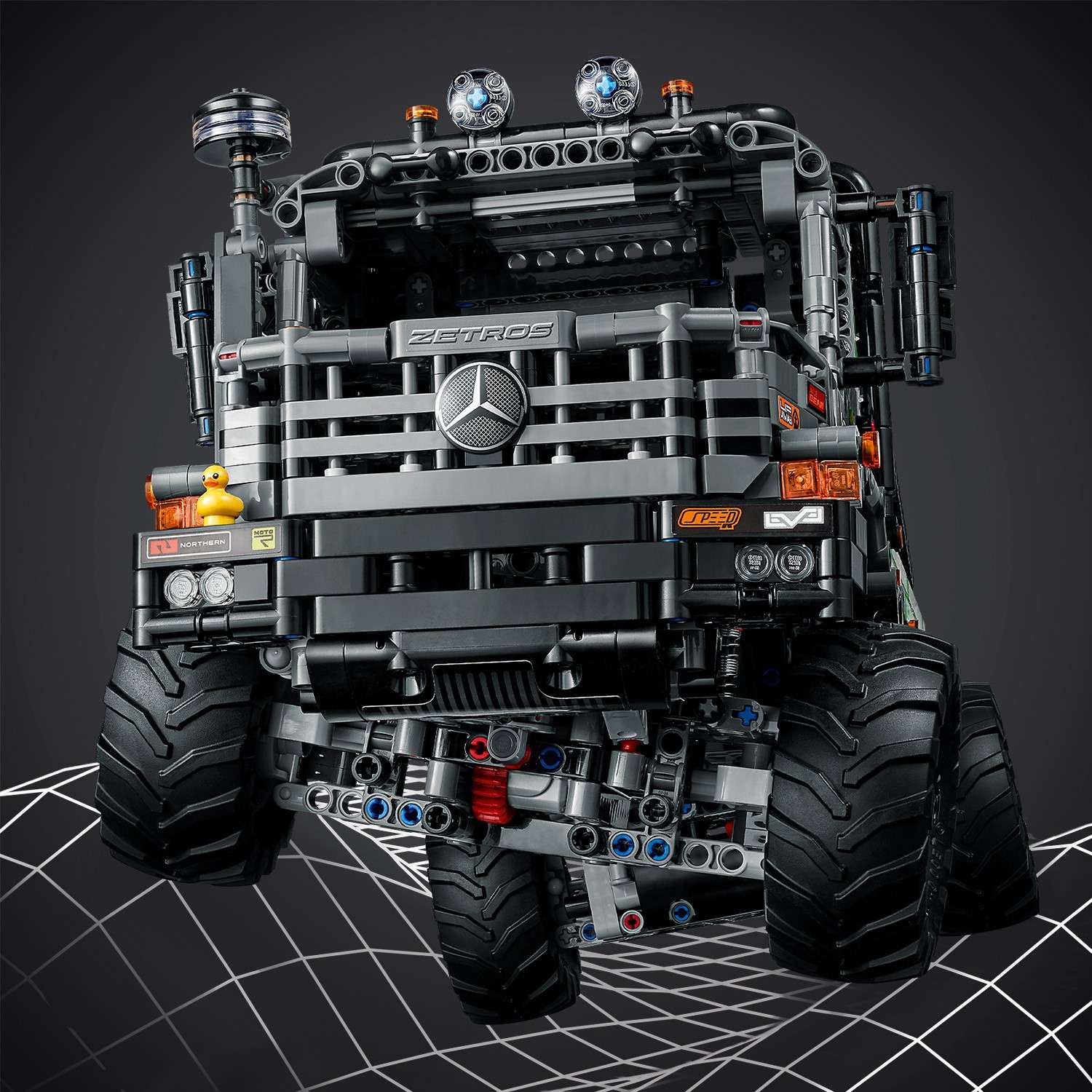 Конструктор LEGO Technic Полноприводный грузовик-внедорожник Mercedes-Benz Zetros 42129 - фото 9
