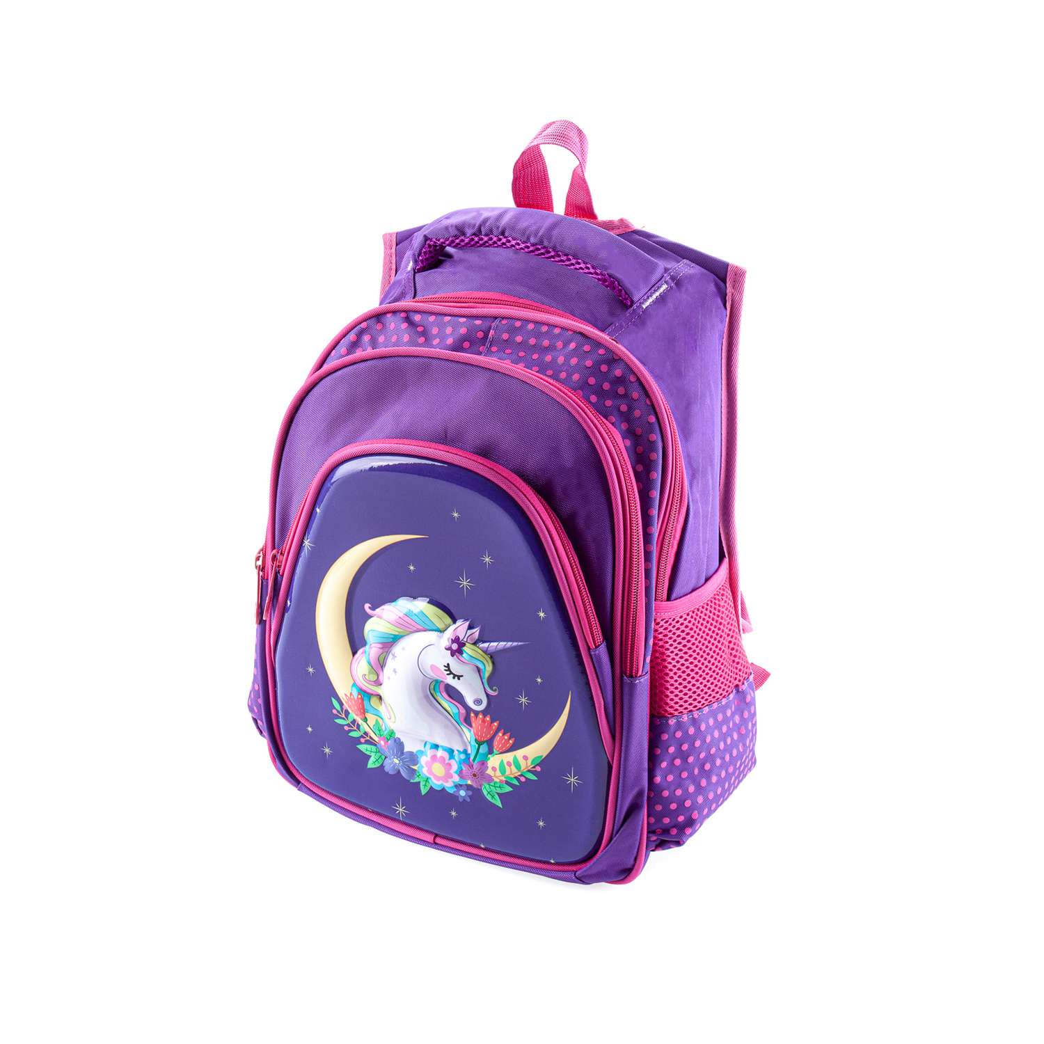Рюкзак школьный Baby and Kids для девочек с анотамической спинкой фиолетовый - фото 1