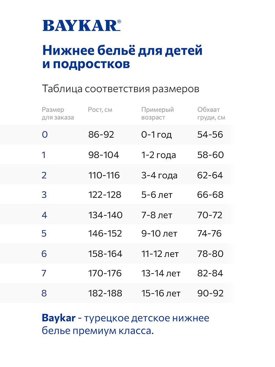 Трусы 3 шт Baykar BR5100белый - фото 2