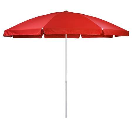 Зонт пляжный BABY STYLE солнцезащитный большой садовый с клапаном 3м красный