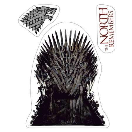 Наклейки ABYStyle Game of Thrones Stark Sigils ABYDCO357