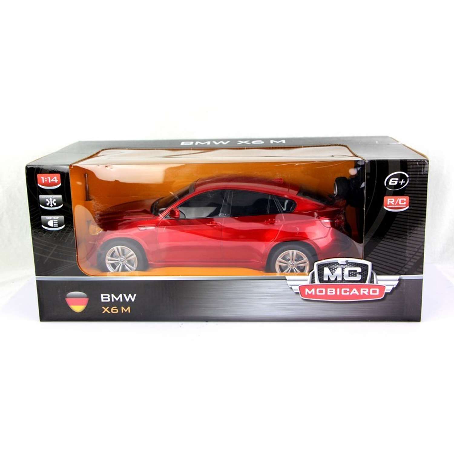 Машинка р/у Mobicaro BMW X6 1:14 (красная) 34 см - фото 2