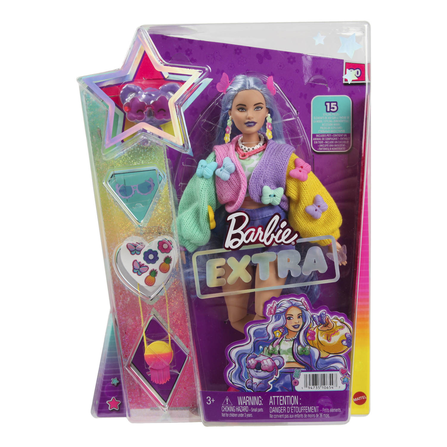 Кукла модельная Barbie Экстра HKP95 - фото 8