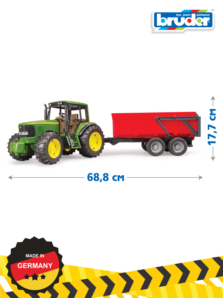 Трактор Bruder John Deere 1:16 02-057 - фото 2