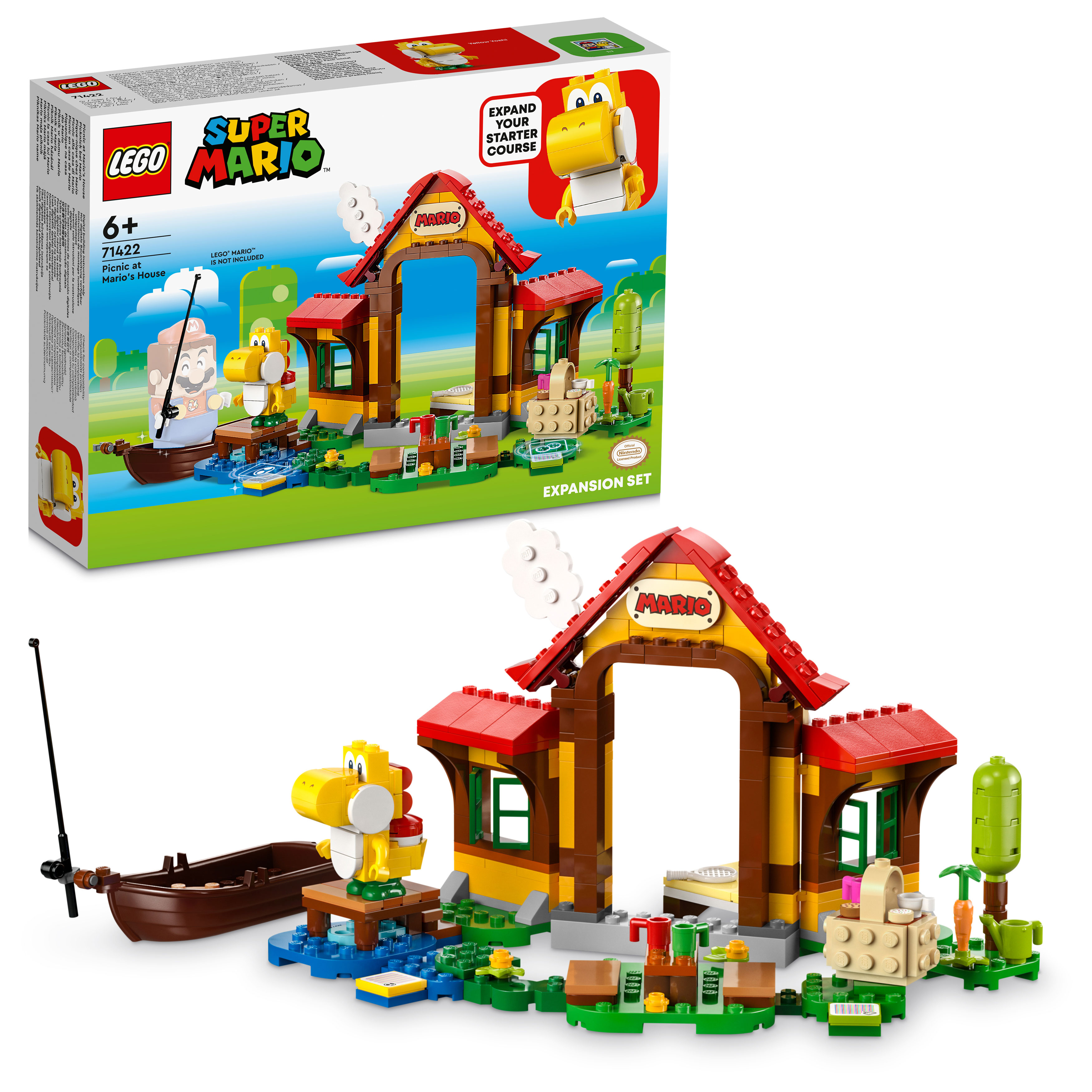 Конструктор LEGO Super Mario Picnic at Mario's House Expansion Set 71422 - фото 1