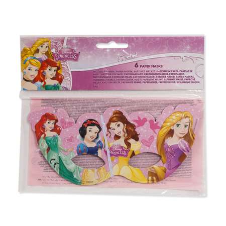 Праздничная маска Disney Princess 6 шт