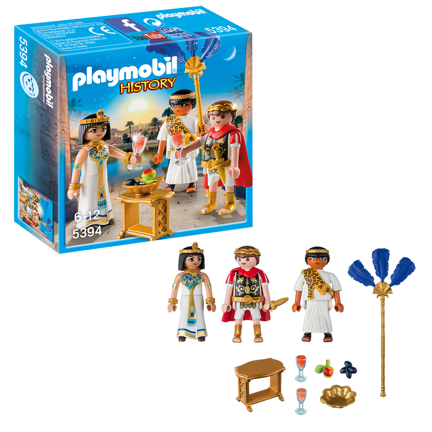 Конструктор Playmobil Цезарь и Клеопатра купить по цене 9 ₽ в  интернет-магазине Детский мир