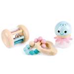 Набор игрушек Hape погремушек для новорожденных Сенсорный E0106_HP