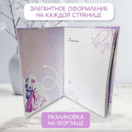 Книга свадебных пожеланий BimBiMon акварель