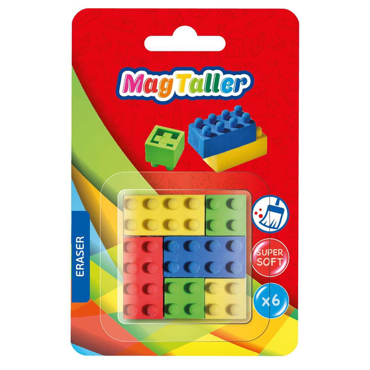 Ластик Magtaller Form 6 шт. - фото 1