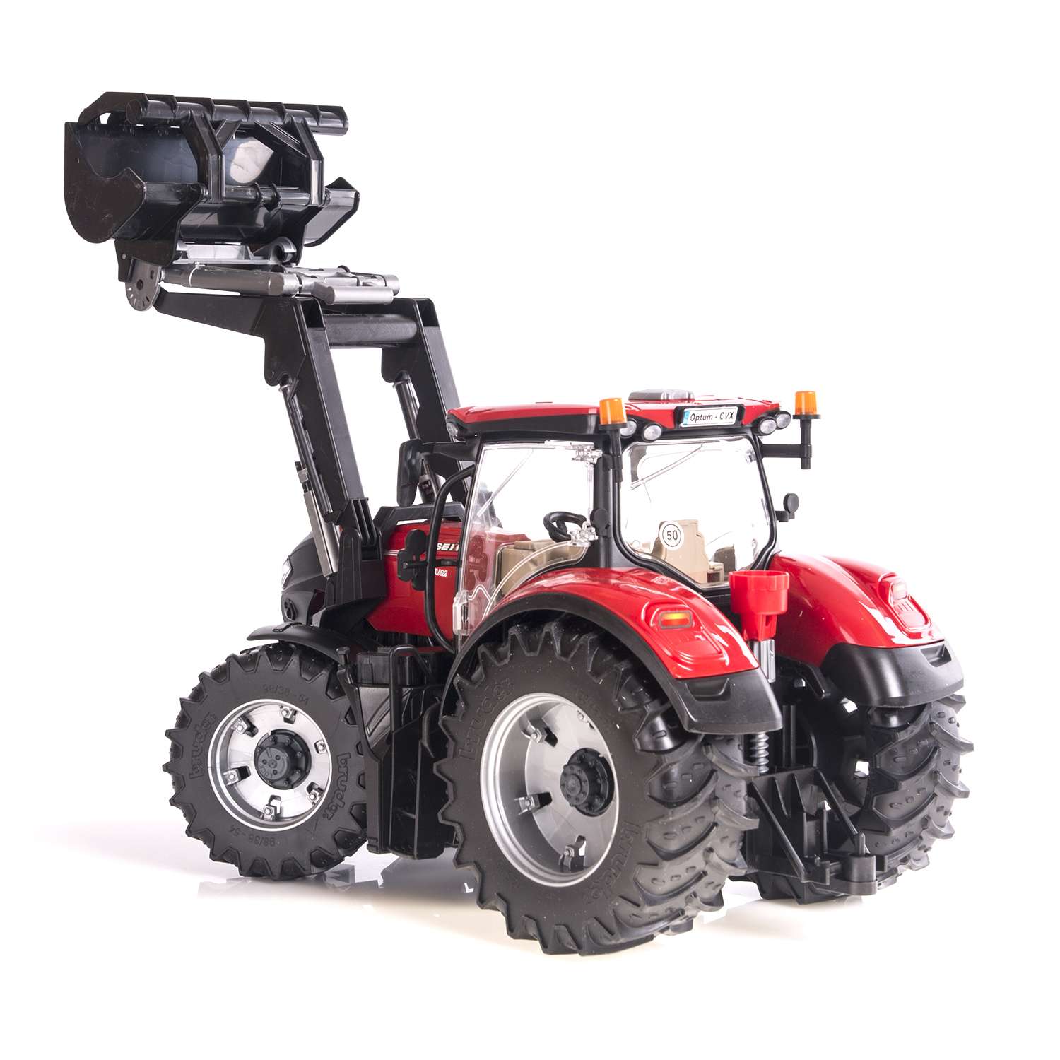 Трактор Bruder Case IH Optum 300 CVX с погрузчиком 03-191 - фото 3