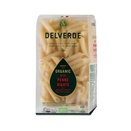 Паста Delverde BIO перья Penne Rigate №32