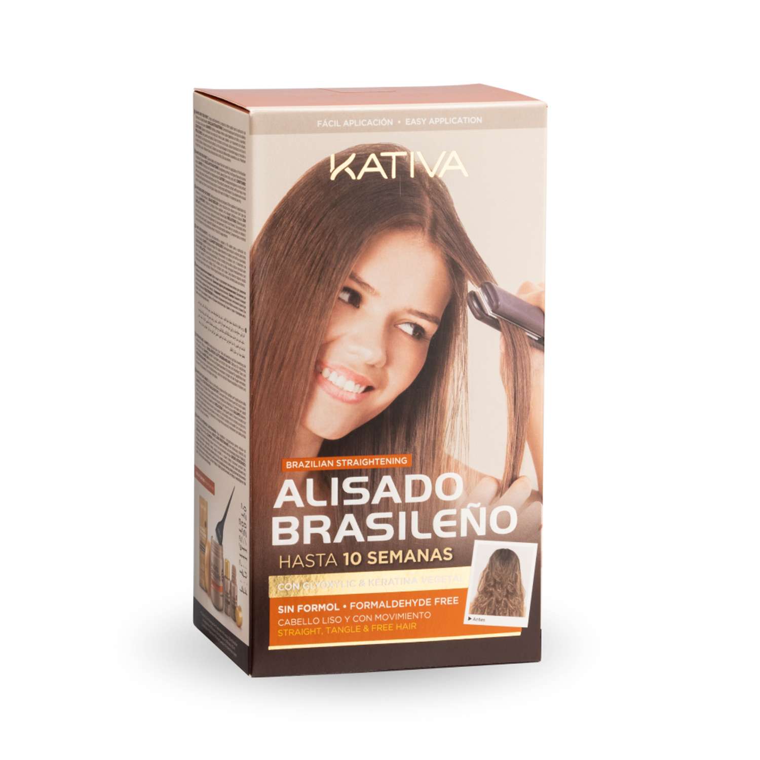 Набор для выпрямления Kativa кератинового и восстановления волос с маслом Арганы - фото 1