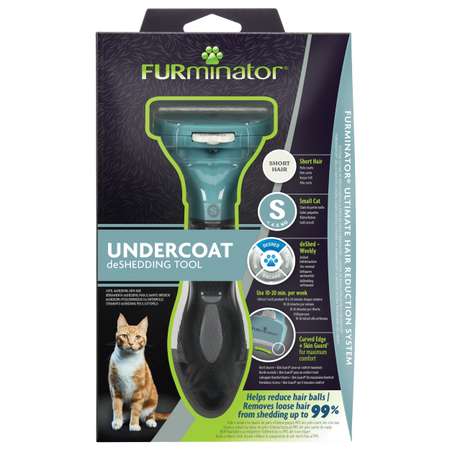 Расческа для кошек FURMINATOR маленьких пород c короткой шерстью S 141198