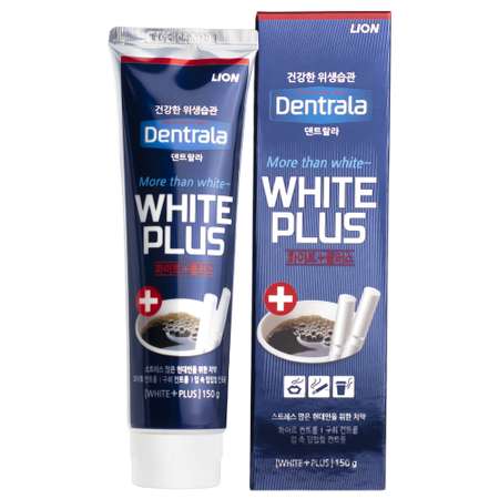 Зубная паста Lion отбеливающая Dentrala white plus 150 гр