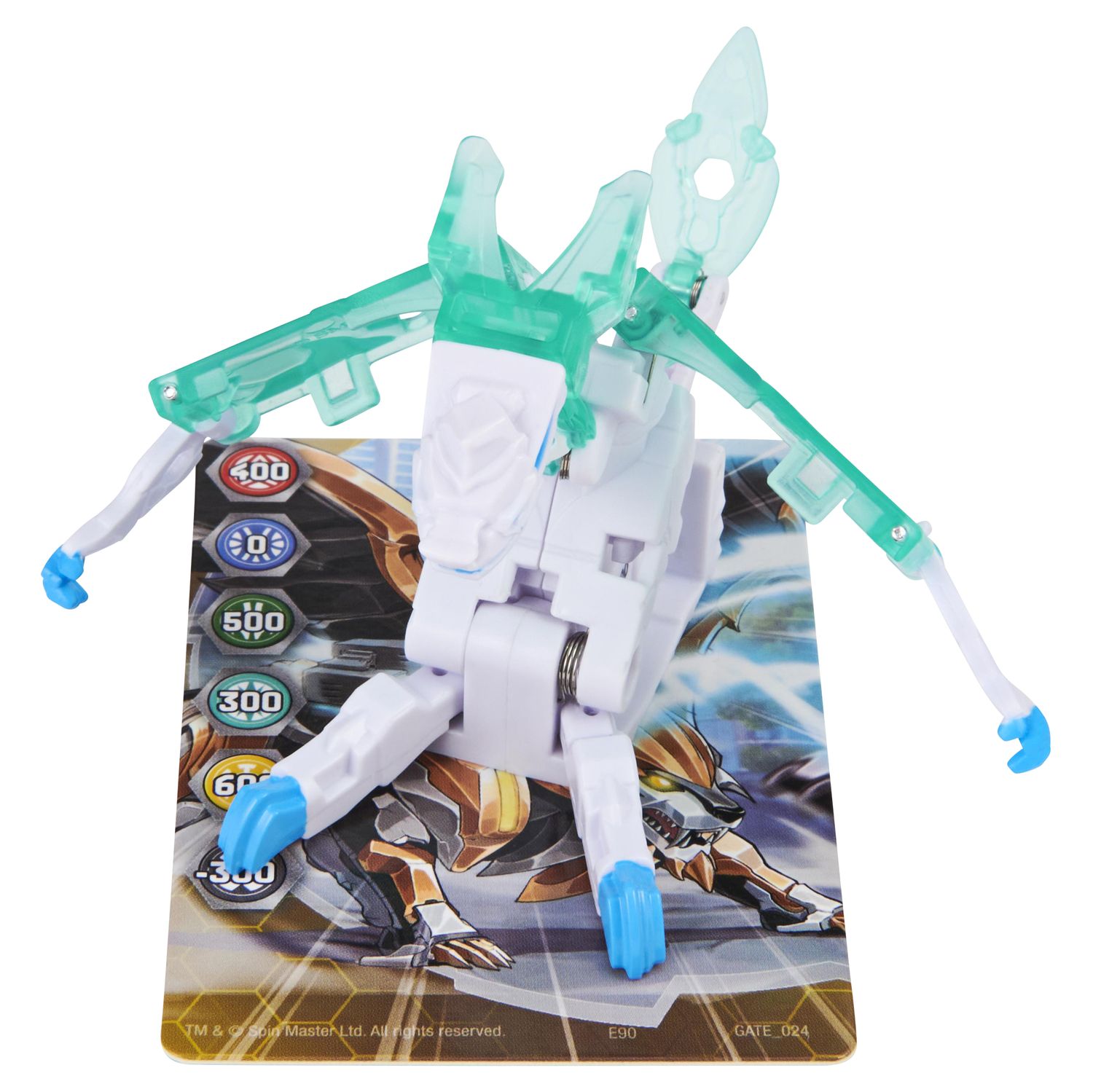 Фигурка-трансформер Bakugan Геоган S3 Mushussu White 6059850/20131558 - фото 4