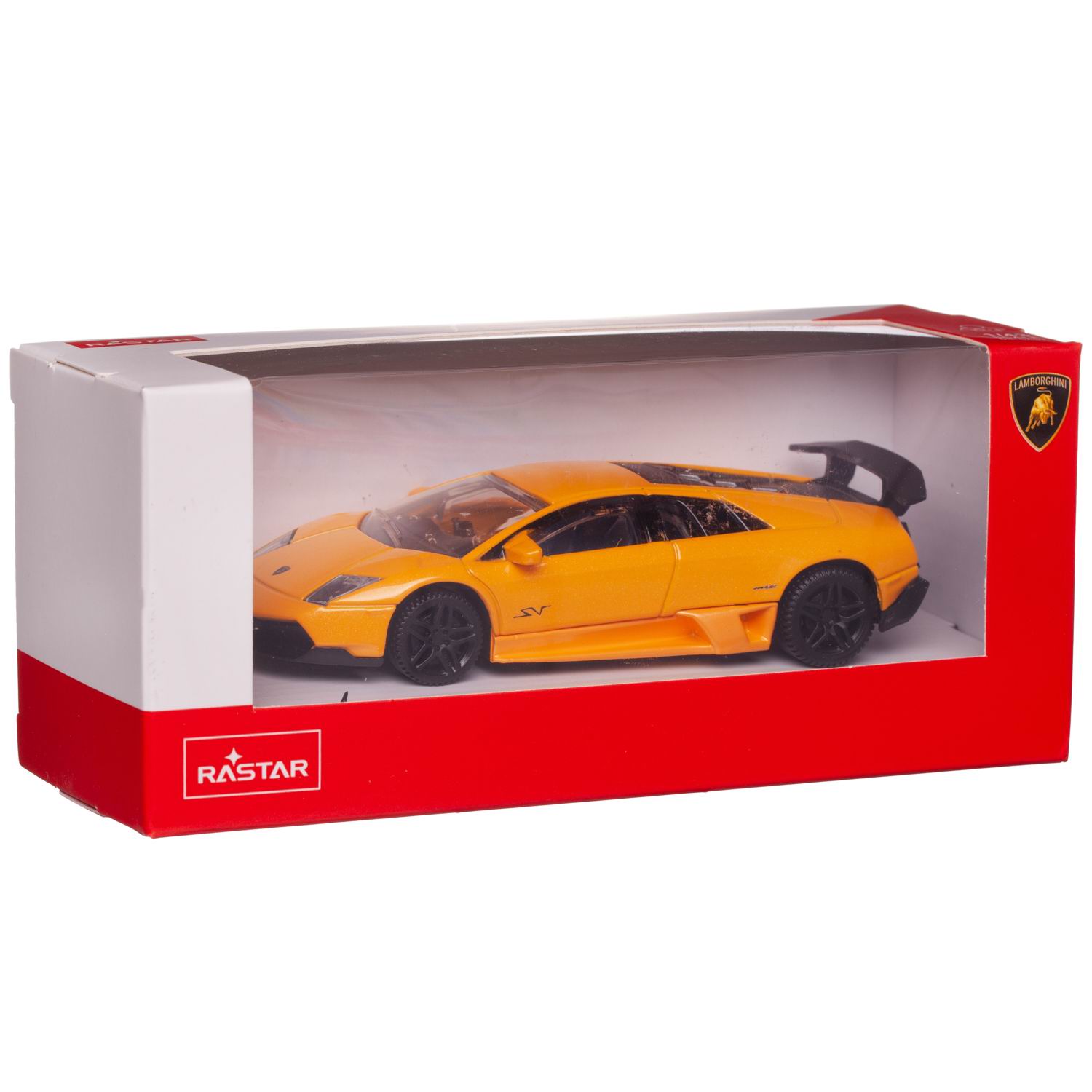 Автомобиль Rastar Lamborghini 1:43 без механизмов желтый 39500Y - фото 2