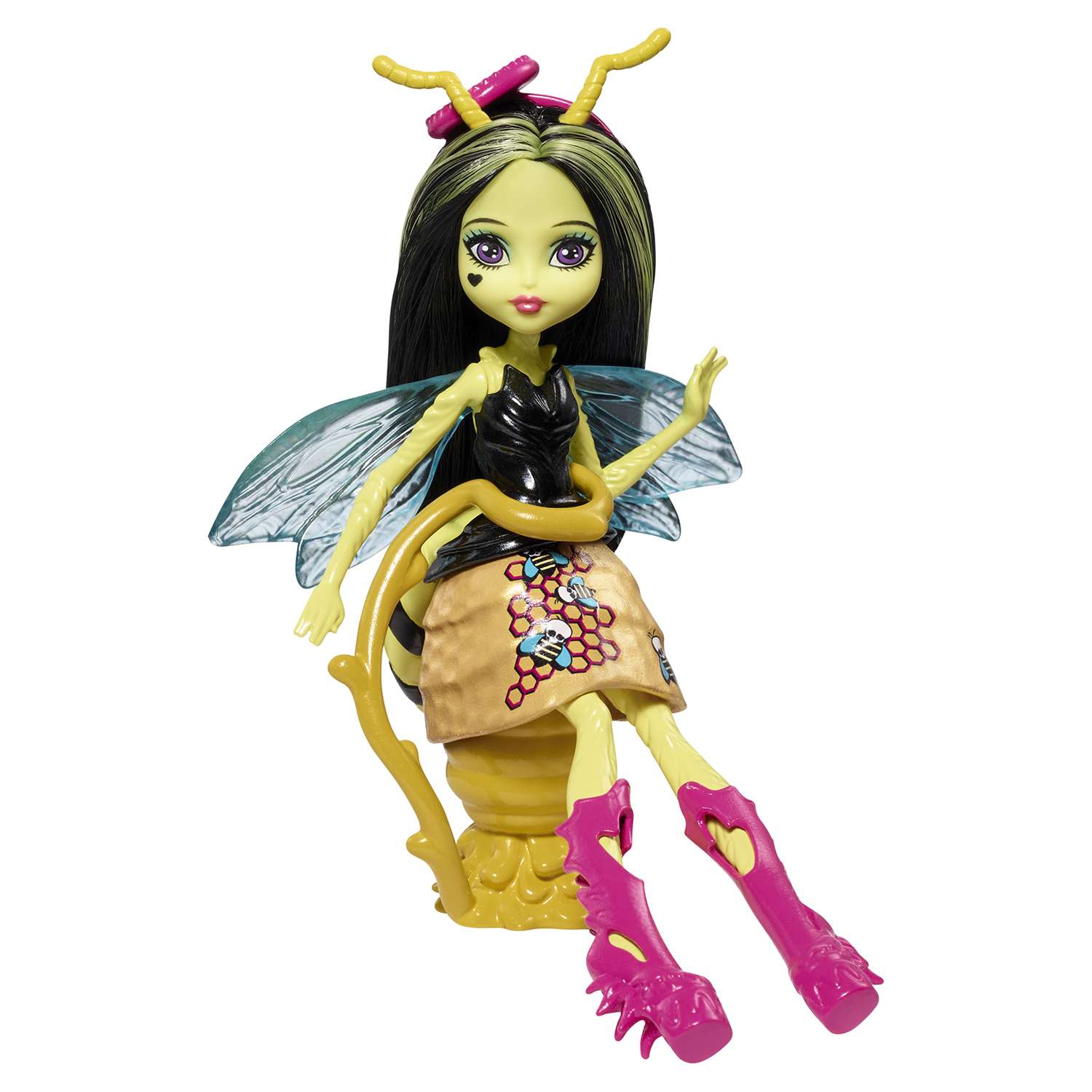 Мини-кукла Monster High Цветочные монстрики с питомцами FCV49 FCV47 - фото 5