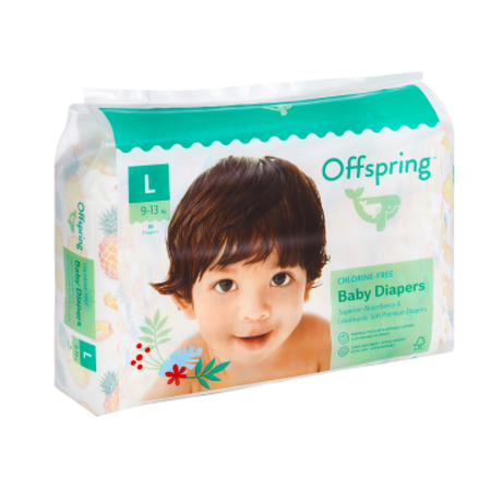 Подгузники Offspring 36 шт. L 9-13 кг