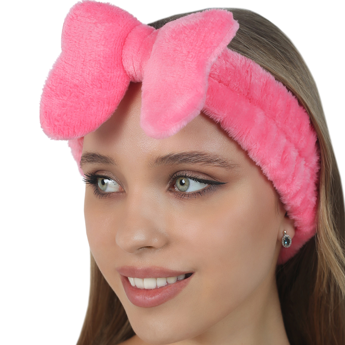 Повязка для волос Beauty4Life HAIR-01-005 (BRIGHT PINK) - фото 8