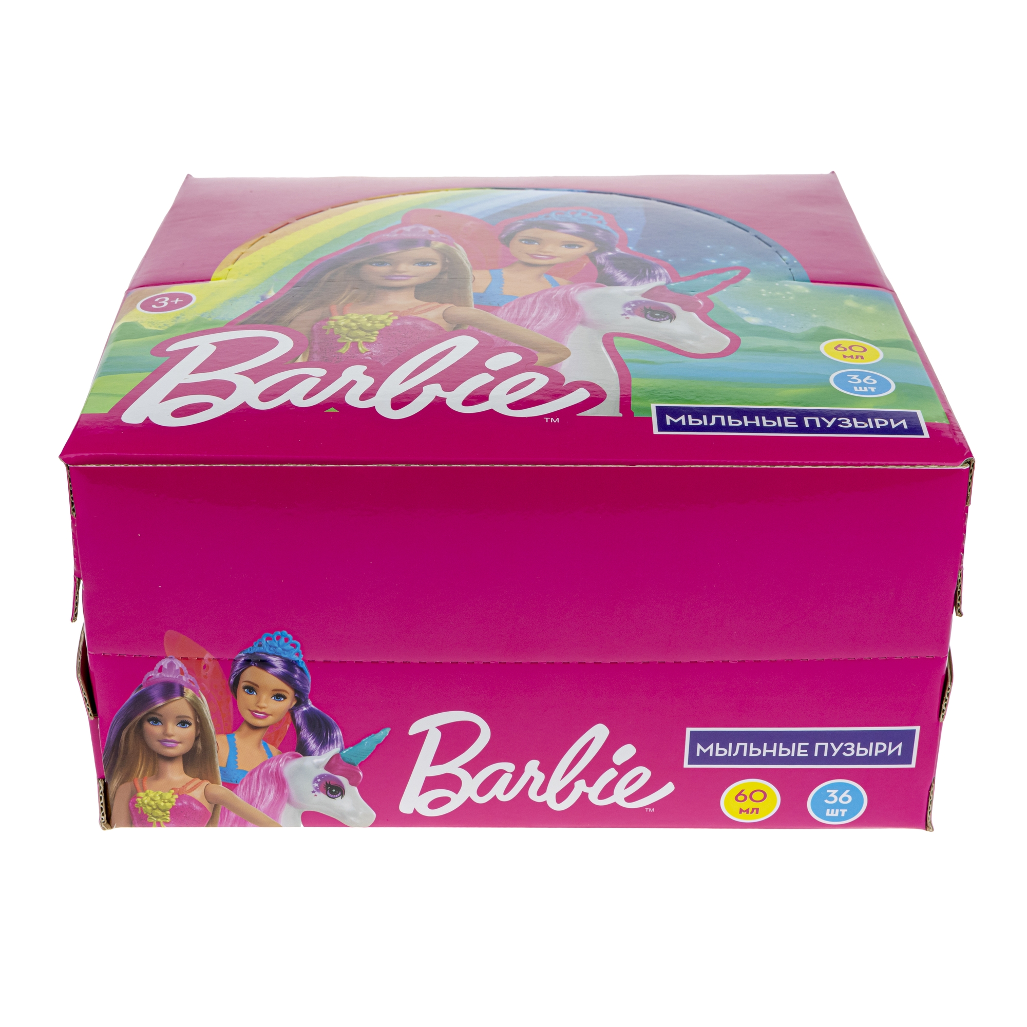 Мыльные пузыри 1TOY Barbie 60мл Т22255 в ассортименте - фото 6