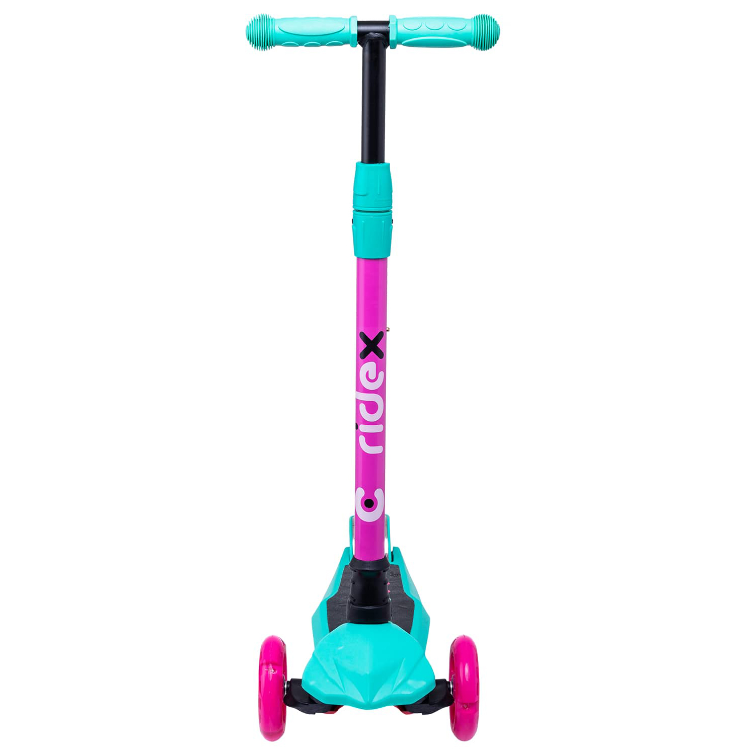 Самокат RIDEX трехколесный 3 wheels scooter Chip 120/80 pink/mint - фото 3