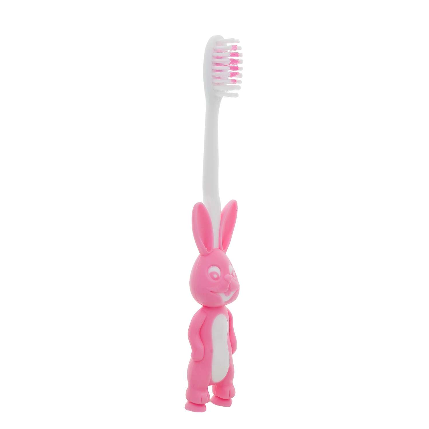 Зубные щетки детские Hi Dent Bunny мягкая с колпачком 7-10лет розовая 2шт - фото 5