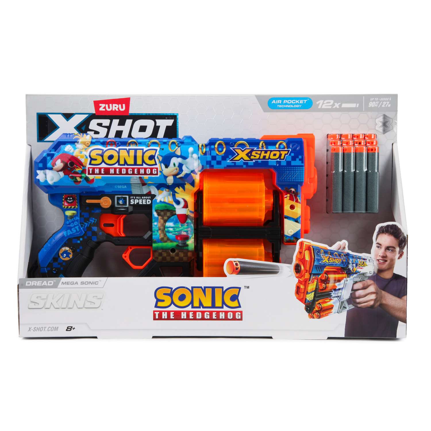 Набор для стрельбы X-shot Skins Dread Sonic в ассортименте 36583 - фото 9