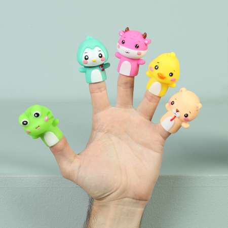 Набор игрушек на пальцы Rant Funny guys green