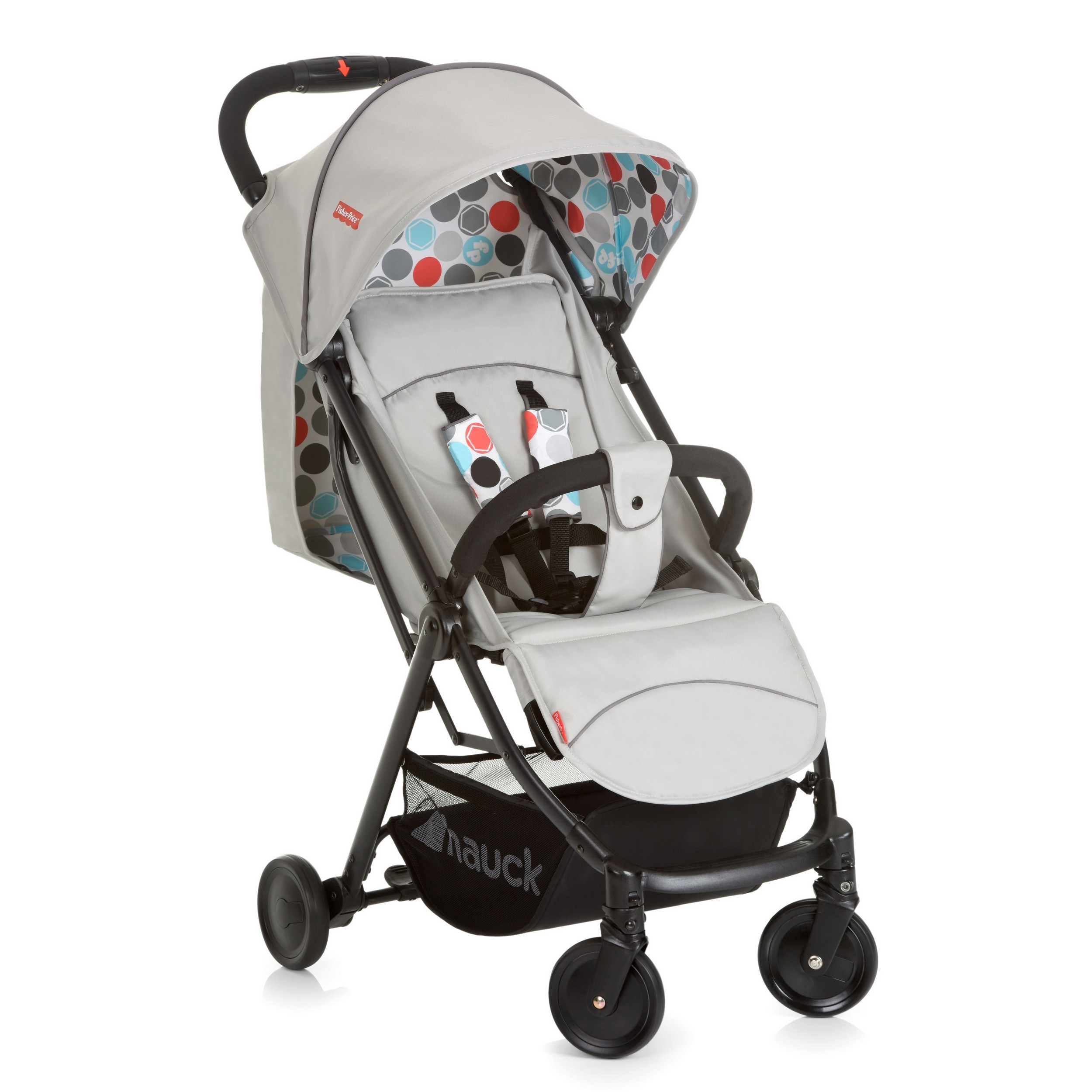 Коляска прогулочная Fisher Price Rio Plus Gumball Grey - фото 3