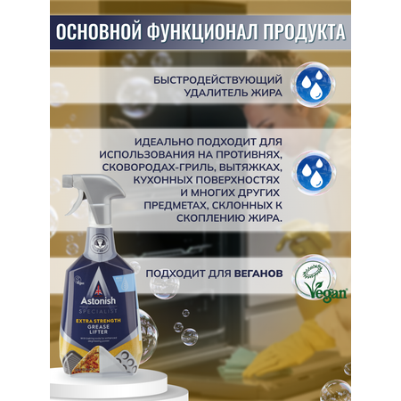 Интенсивный удалитель жира Astonish Specialist Grease Lifter